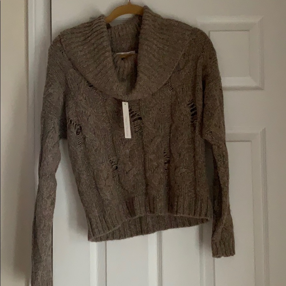 NWT cropped sweater